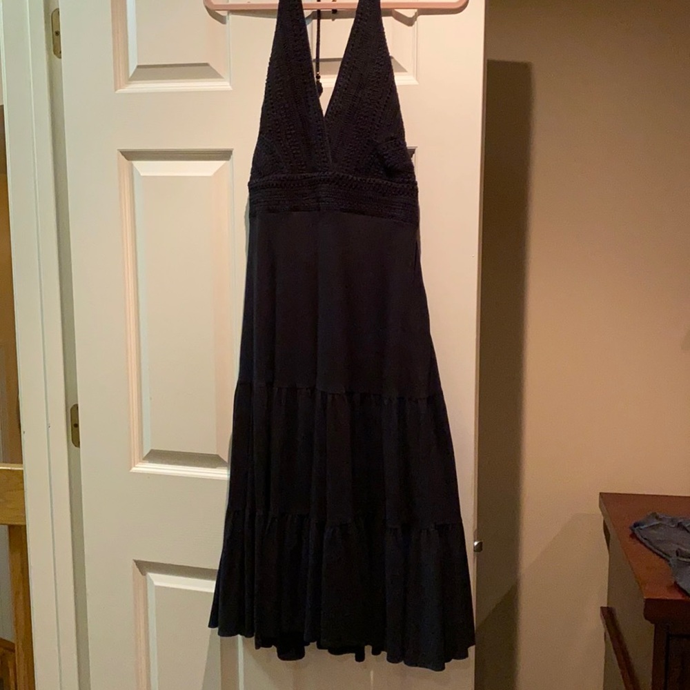 Ralph Lauren crocheted top halter dress